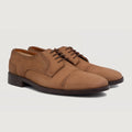 Dirk Brogues Derby Brązowy Nubuck Skórzane buty Męska