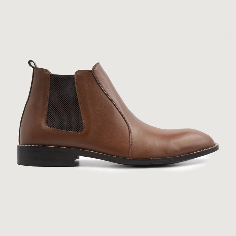 Clarkson Chelsea Brązowa Leather Boots Męska