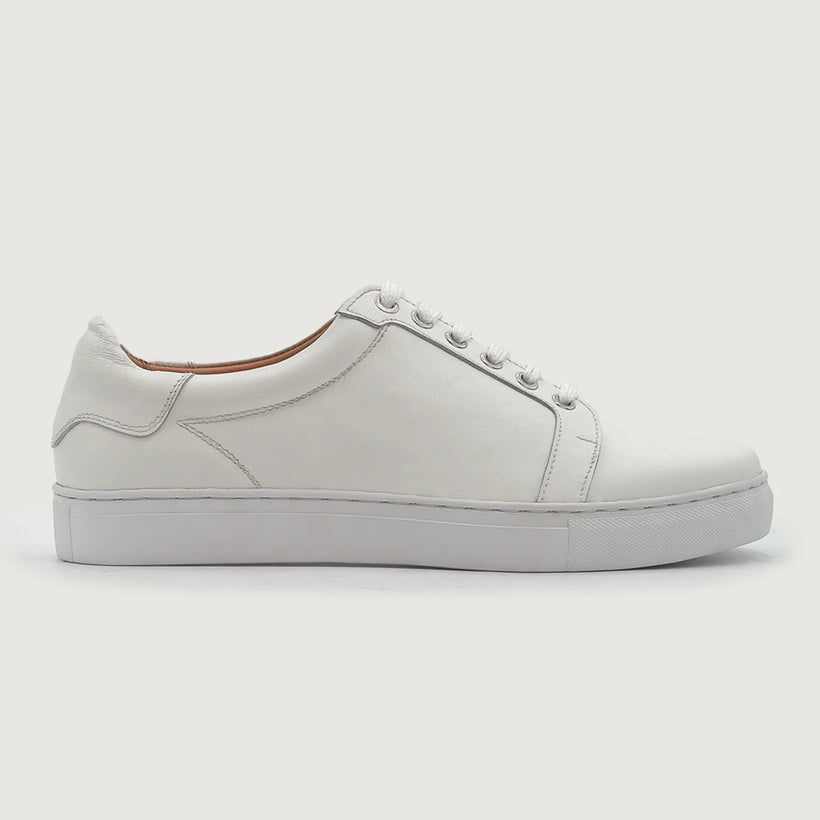 Carter Runn White Leather Sneakers Męska