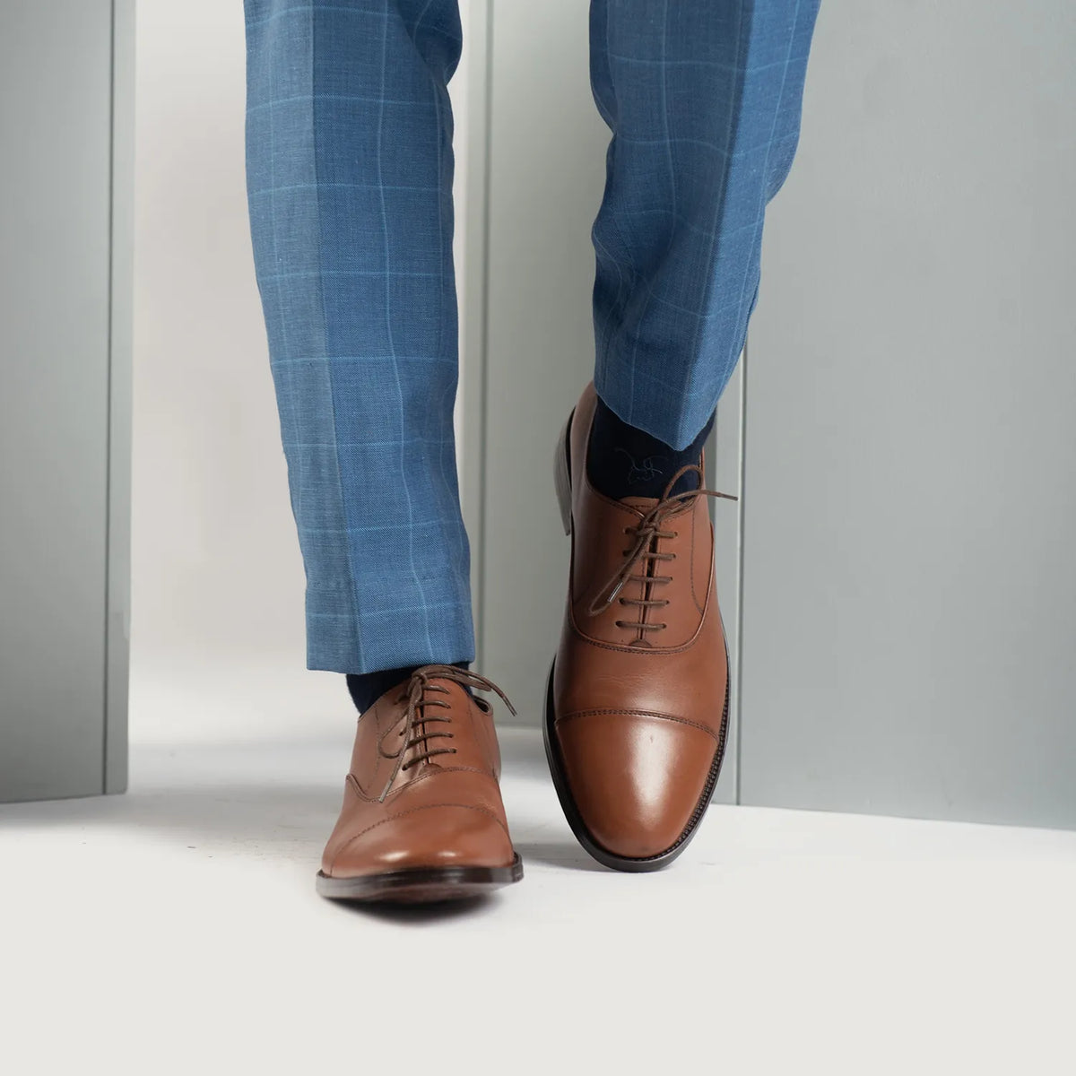 Orlaven Professor Oxford Jasnobrązowy Skórzane buty Męska footwear image 9