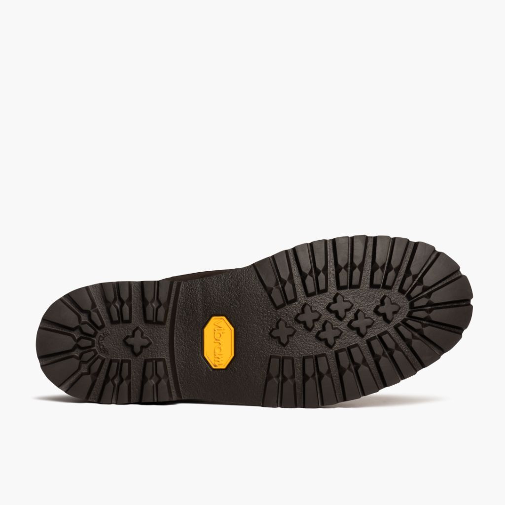 High-Traction Rubber Outsole & Lug Tread Pattern on Explorer Rocky Road Skórzane trzewiki Męska