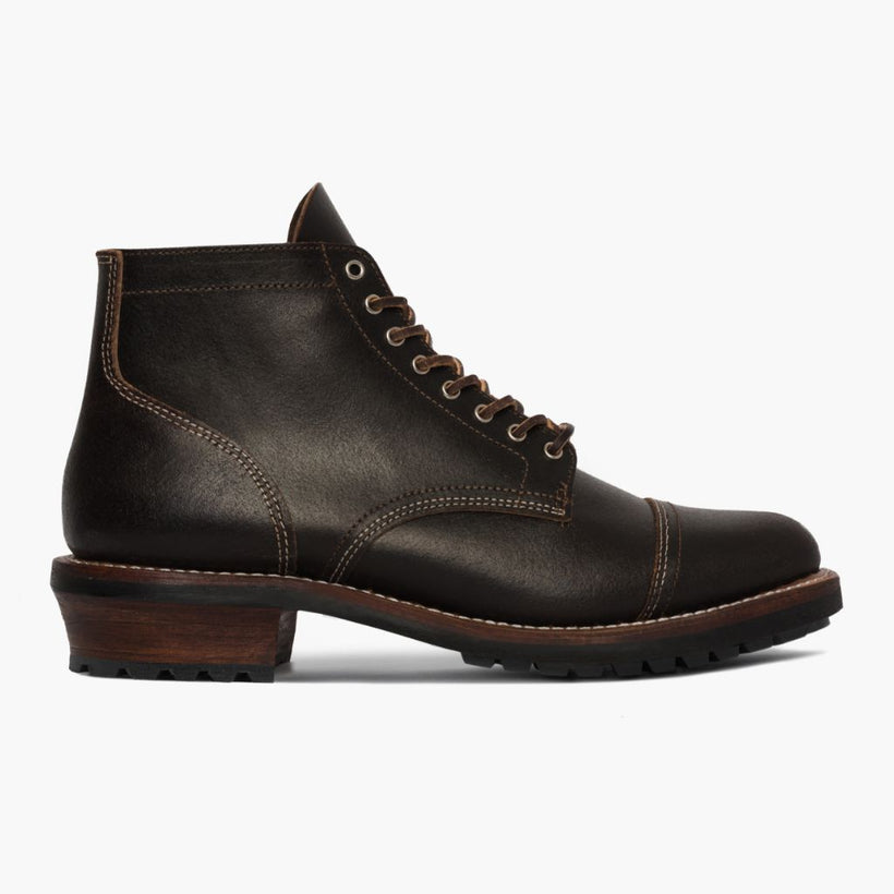 Vanguard Waxed Cacao Leather Boots Męska