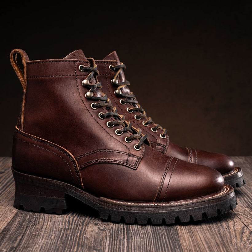 Challenger Whiskey Leather Boots Męska