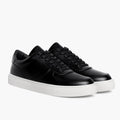 Court Czarny Skórzane sneakersy Męska