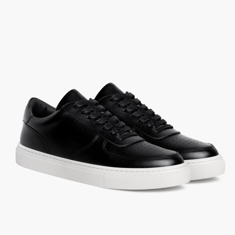 Court Czarna Leather Sneakers Męska