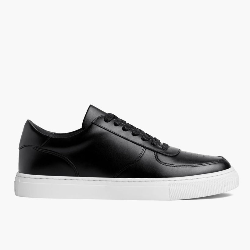 Court Czarna Leather Sneakers Męska