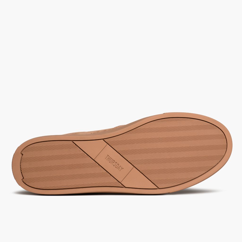 High-Traction Rubber Outsole & Lug Tread Pattern on Court Clay Skórzane sneakersy Męska