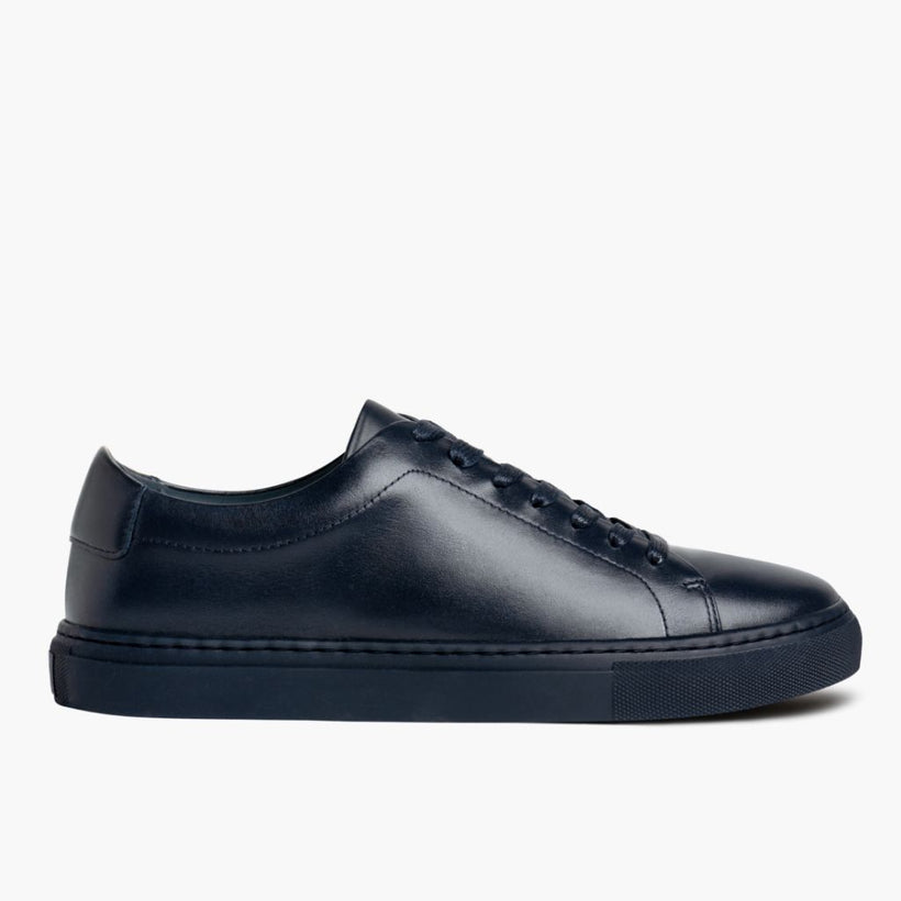 Encore Navy Leather Sneakers Męska