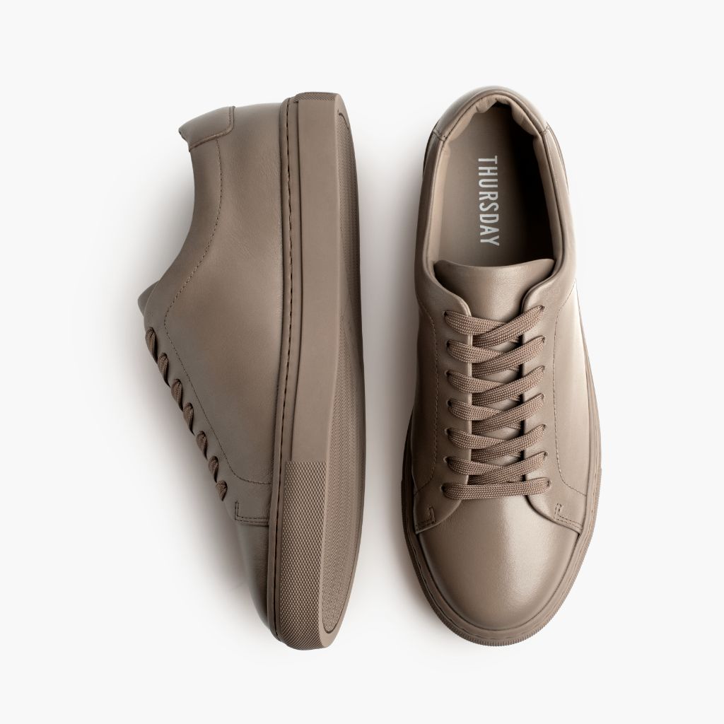 Encore Forest Leather Sneakers - Wzmocniony zapiętek i precyzyjne podwójne szwy