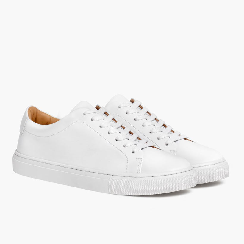 Encore White Leather Sneakers Męska