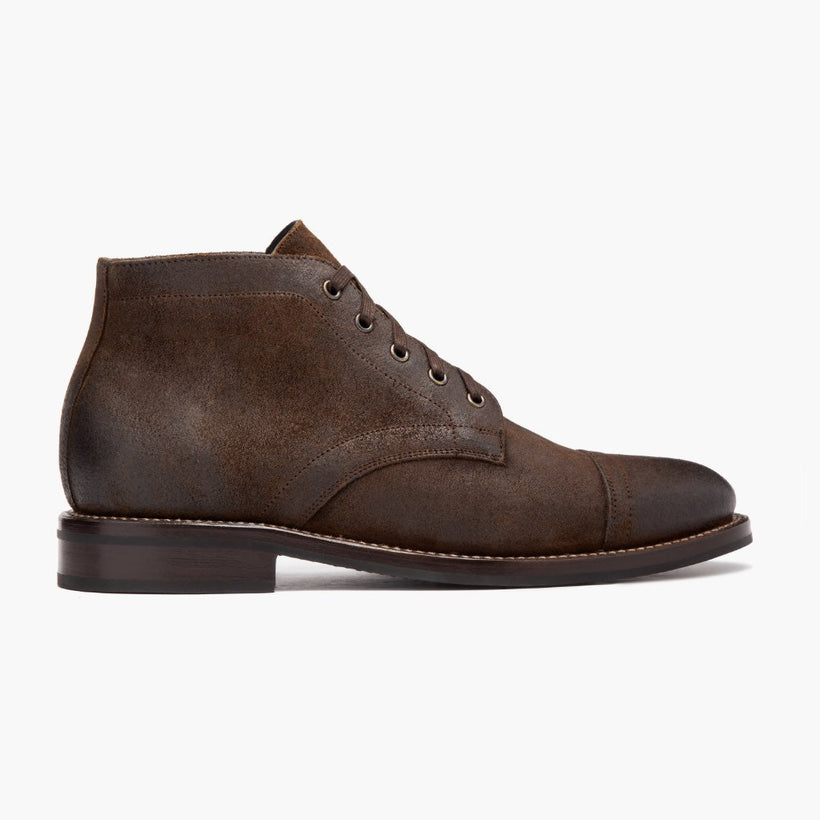 Cadet Mocha Leather Boots Męska