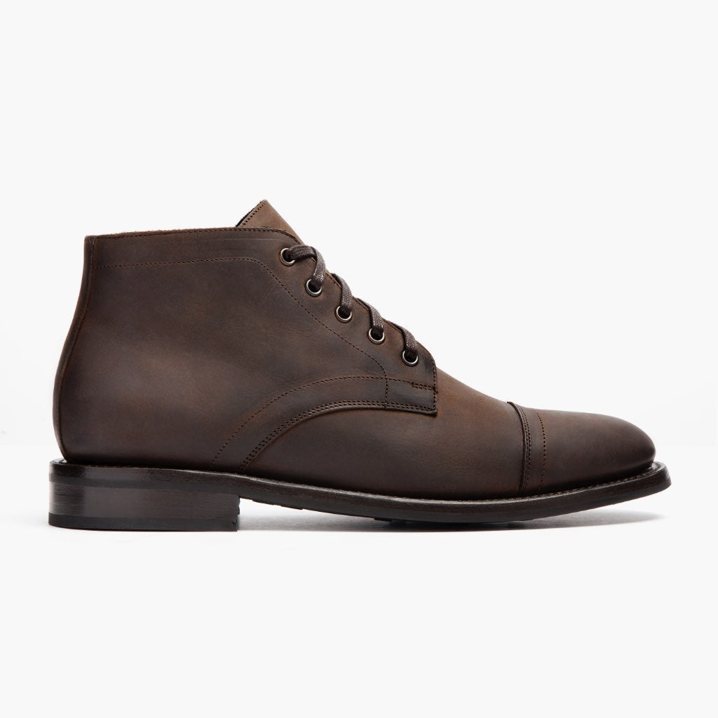Classic Full-Grain leather Boots - Konstrukcja ramowa Goodyear welt i detal noska