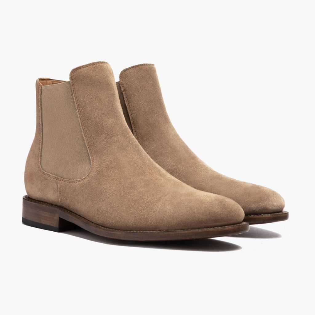 Cavalier Sandstone Skórzane trzewiki Męska in Classic Full-Grain Leather - Widok z profilu | Kup online w oficjalnym sklepie
