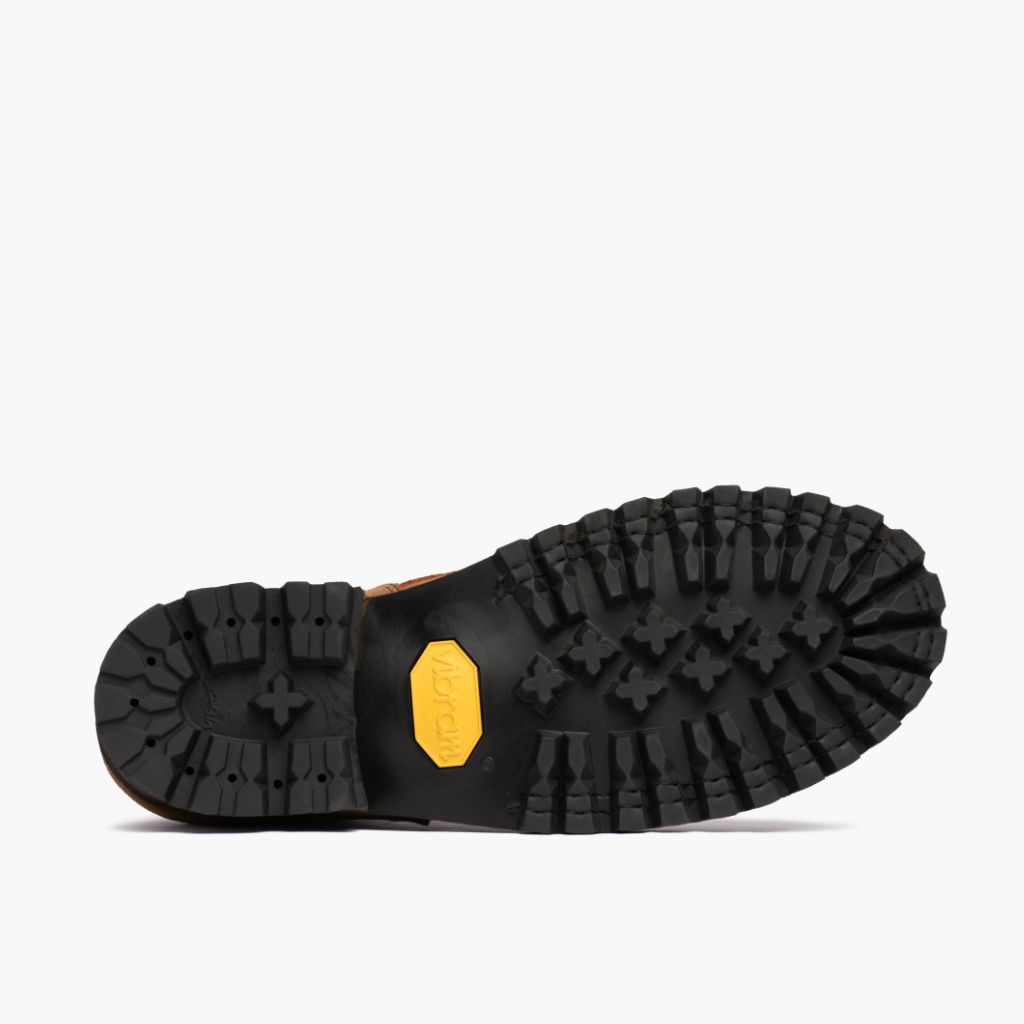 High-Traction Rubber Outsole & Lug Tread Pattern on Challenger Badland Skórzane trzewiki Męska