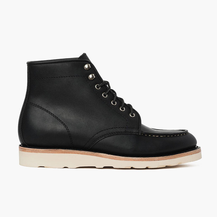 Diplomat Czarna Matte Leather Boots Męska