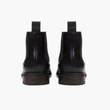 Duke Black Leather Boots - Reinforced Heel Counter & Precision Double-Row Stitching Detail