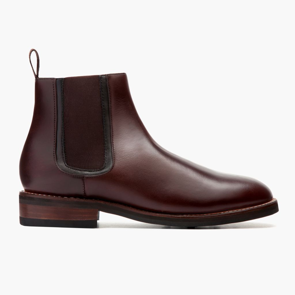 Brown Full-Grain leather Boots - Konstrukcja ramowa Goodyear welt i detal noska