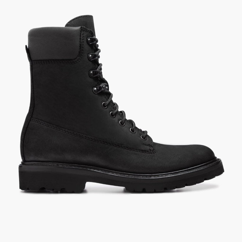 Explorer Czarna Matte Leather Boots Męska