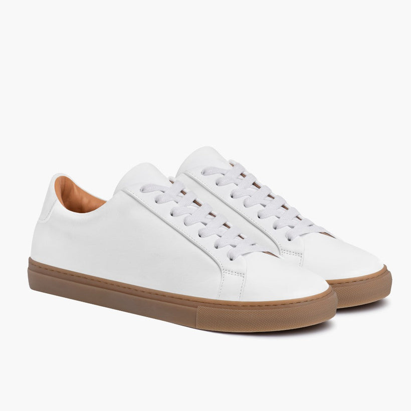 Legacy White Leather Sneakers Męska