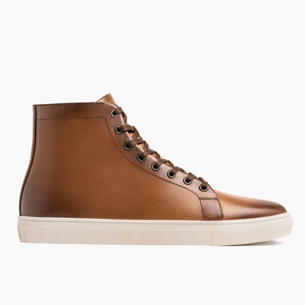 Classic Full-Grain leather Sneakers - Konstrukcja ramowa Goodyear welt i detal noska