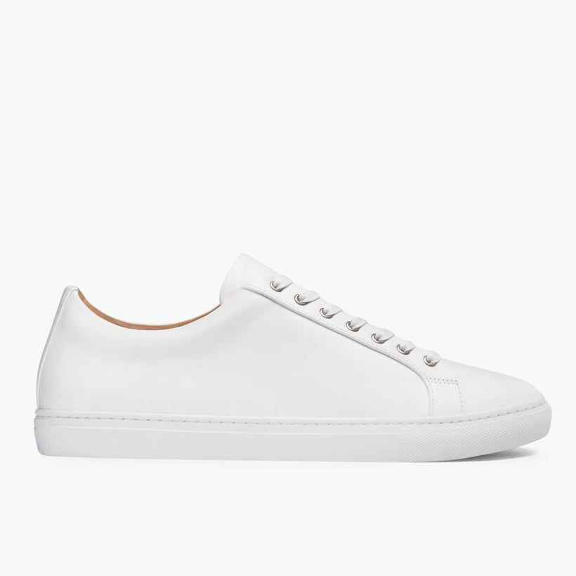 Premier Low Top White Leather Sneakers Męska