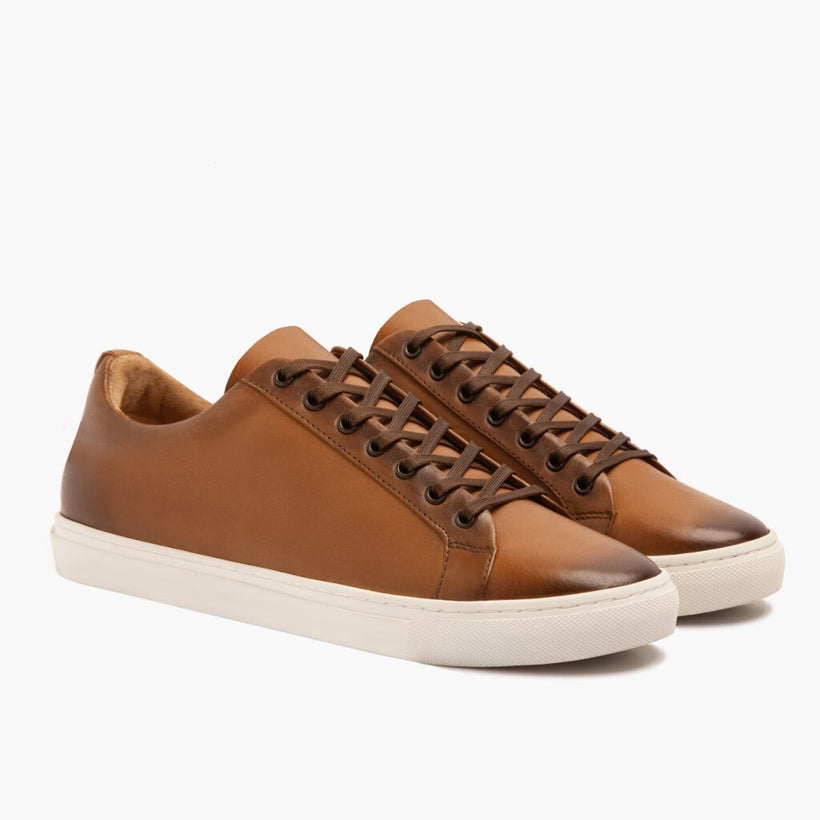 Premier Low Top Toffee Leather Sneakers Męska
