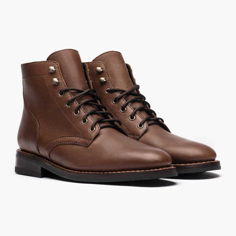 President Whiskey Leather Boots Męska