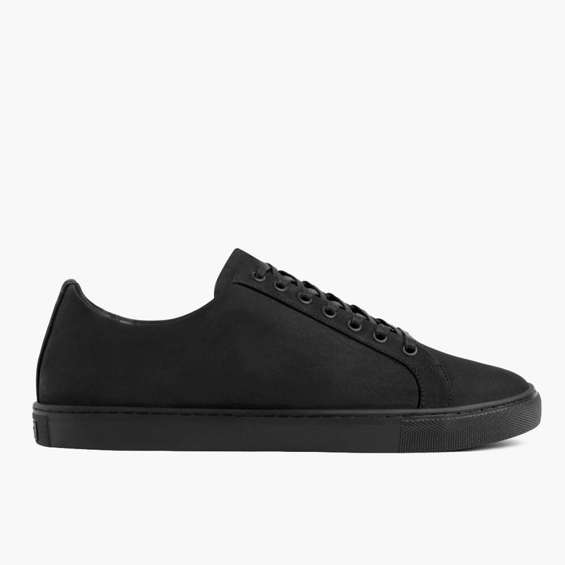 Premier Low Top Czarna Matte Leather Sneakers Męska
