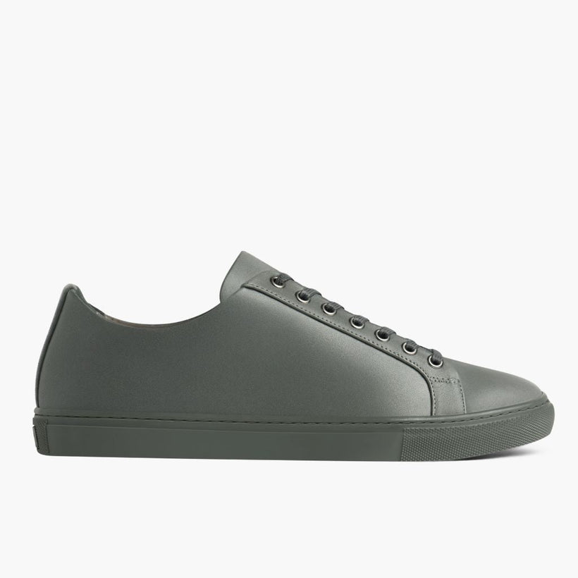 Premier Low Top Grey Leather Sneakers Męska
