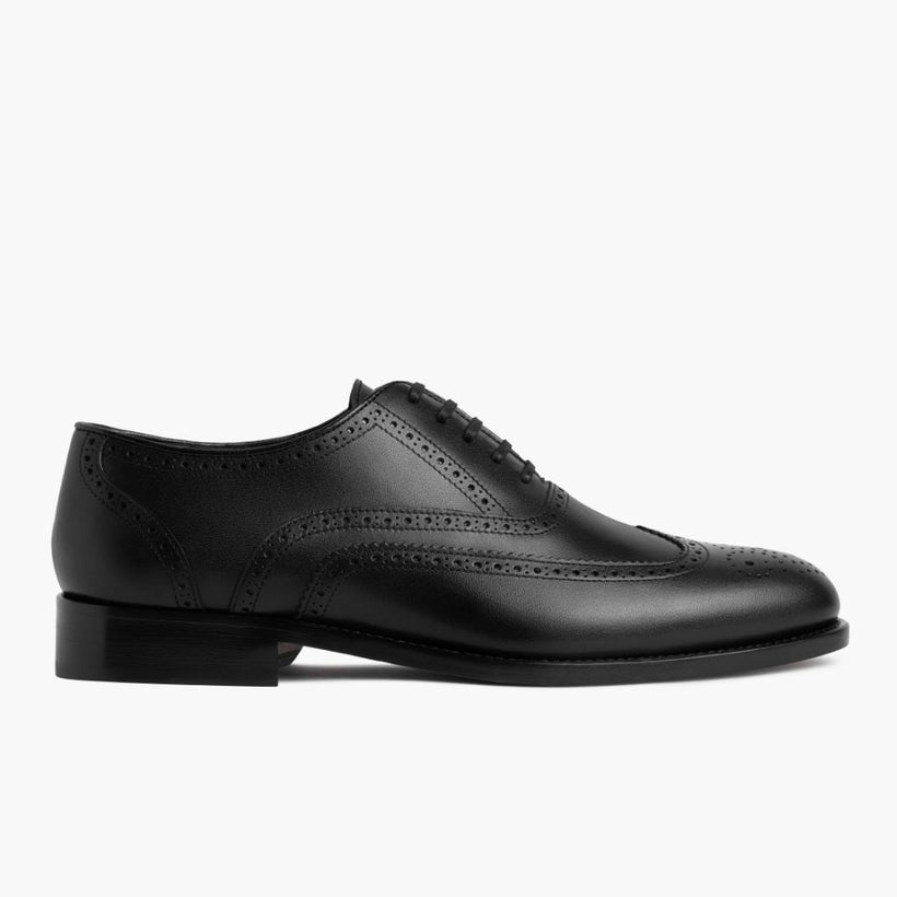 Aviator Czarna Leather Loafers Męska