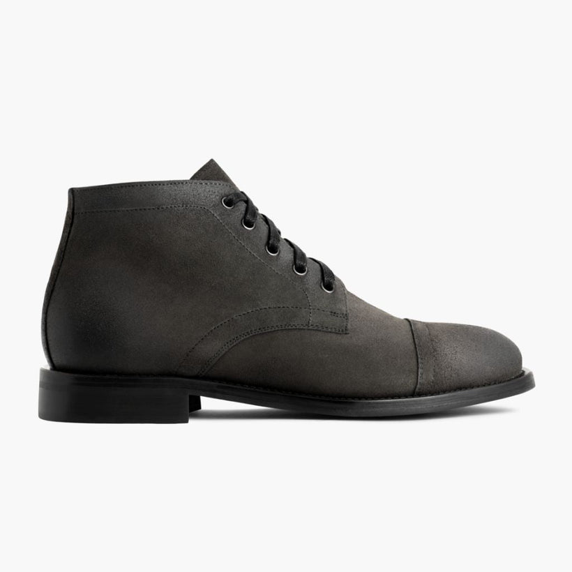 Cadet Shadow Grey Leather Boots Męska