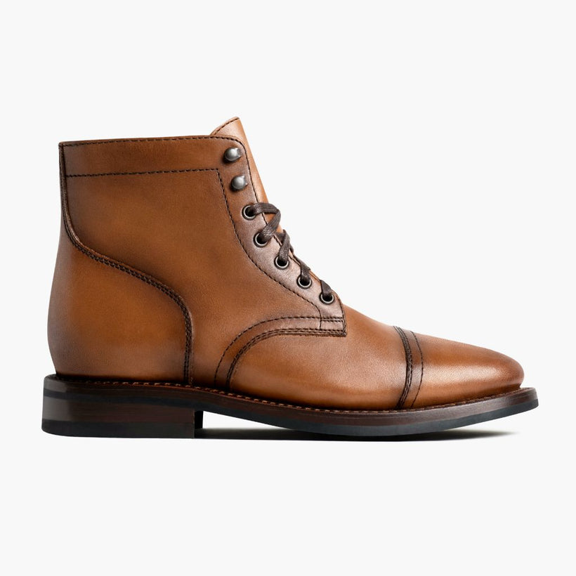 Captain Toffee Leather Boots Męska