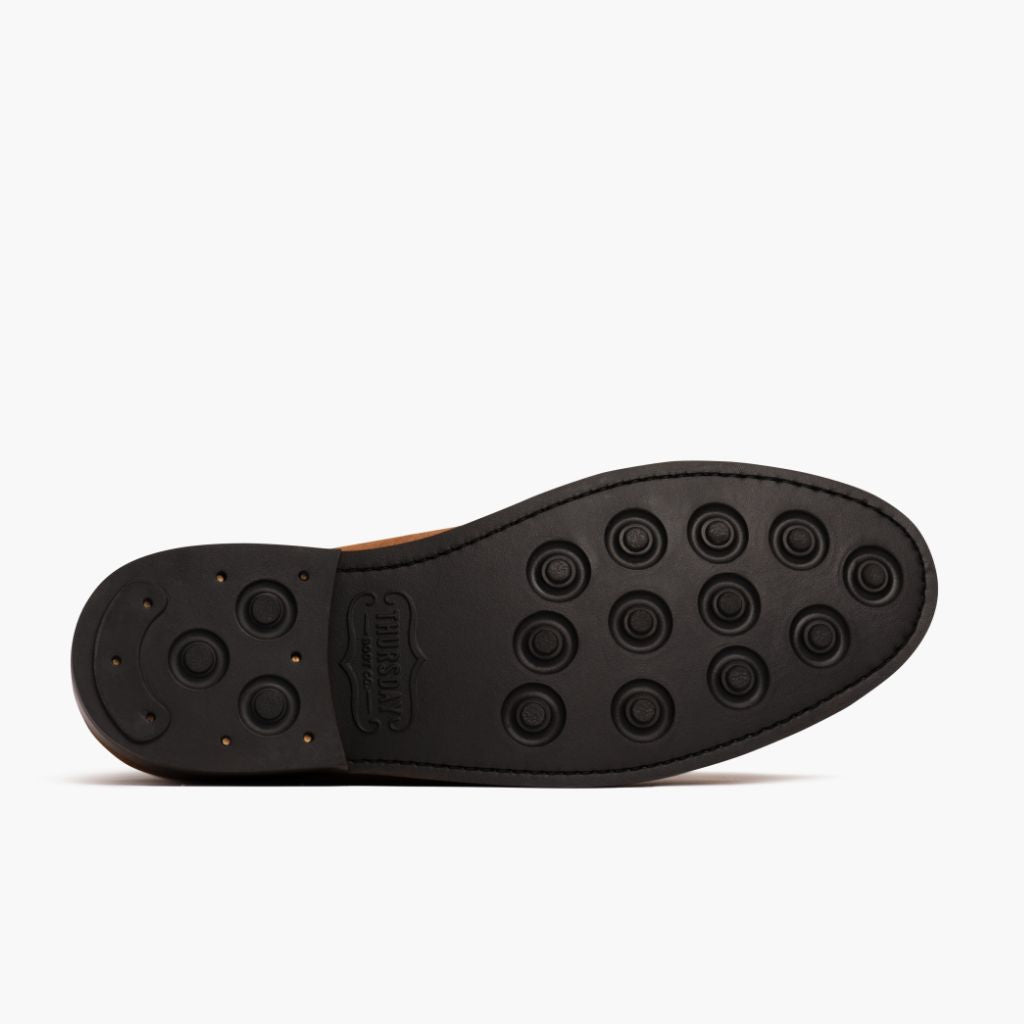 High-Traction Rubber Outsole & Lug Tread Pattern on President Brandy Skórzane trzewiki Męska For Men