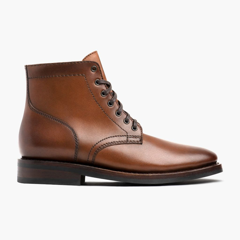 President Brandy Leather Boots Męska