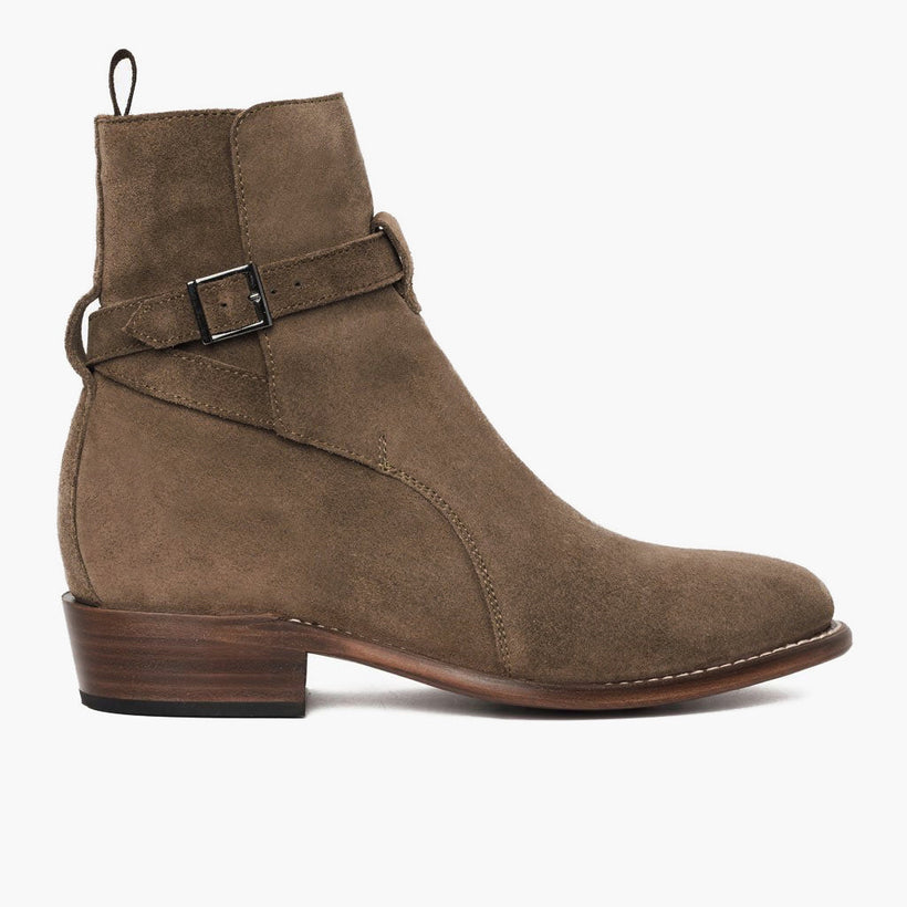 Rogue Taupe Leather Boots Męska