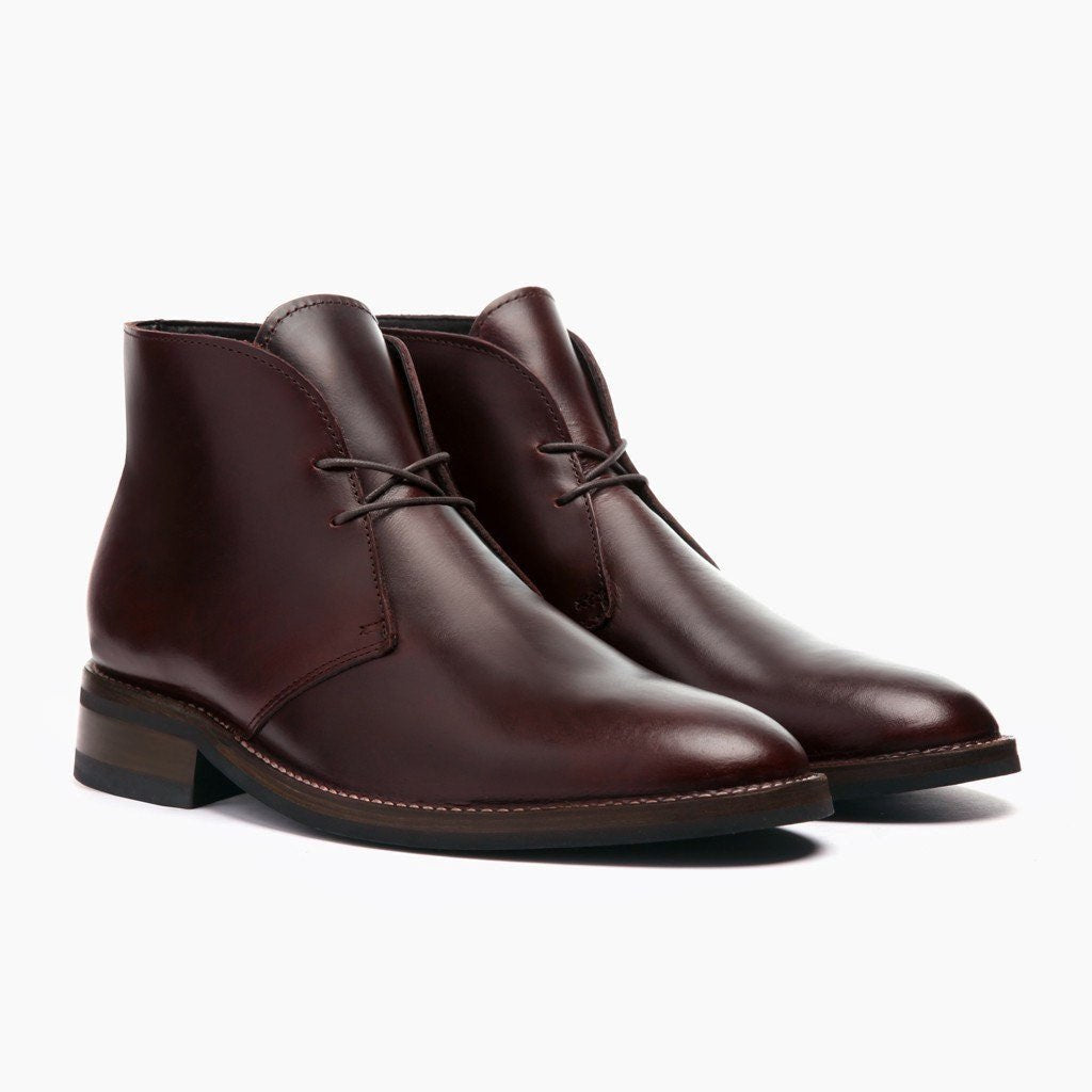 Scout Brązowy Skórzane trzewiki Męska For Men in Brown Full-Grain Leather - Widok z profilu | Kup online w oficjalnym sklepie