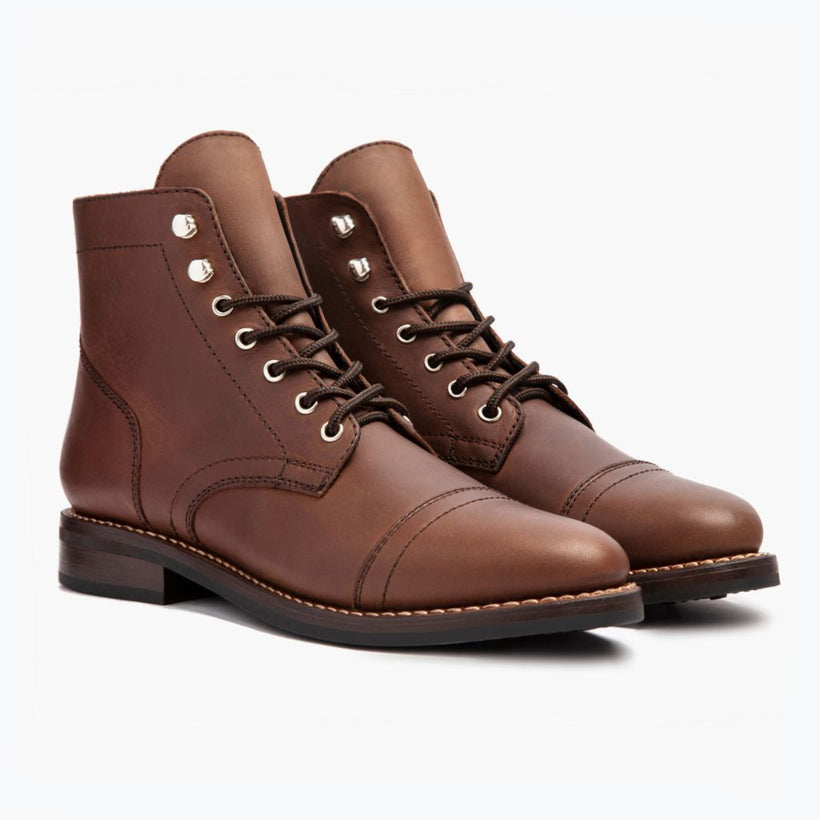 Captain Whiskey Leather Boots Damska
