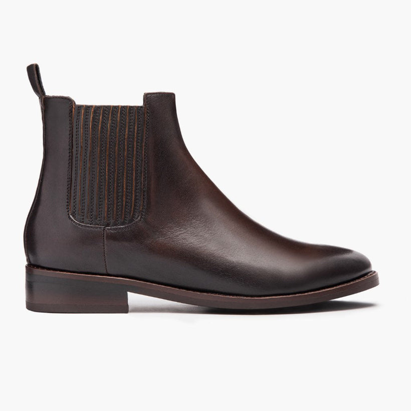 Dreamer Czarna Coffee Leather Boots Damska