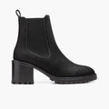 Knockout Black Matte Leather Boots