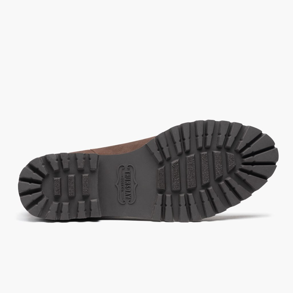 High-Traction Rubber Outsole & Lug Tread Pattern on Legend Truffle Skórzane trzewiki Damska
