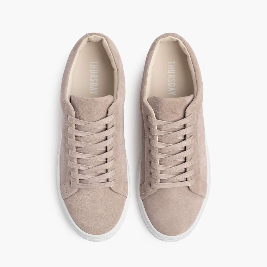 Premier Low Top Latte Skórzane sneakersy Damska - Wzmocniony zapiętek i precyzyjne podwójne szwy