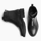 Authentic Full-Grain Leather Grain Depth & Pull-Up Patina Texture Detail