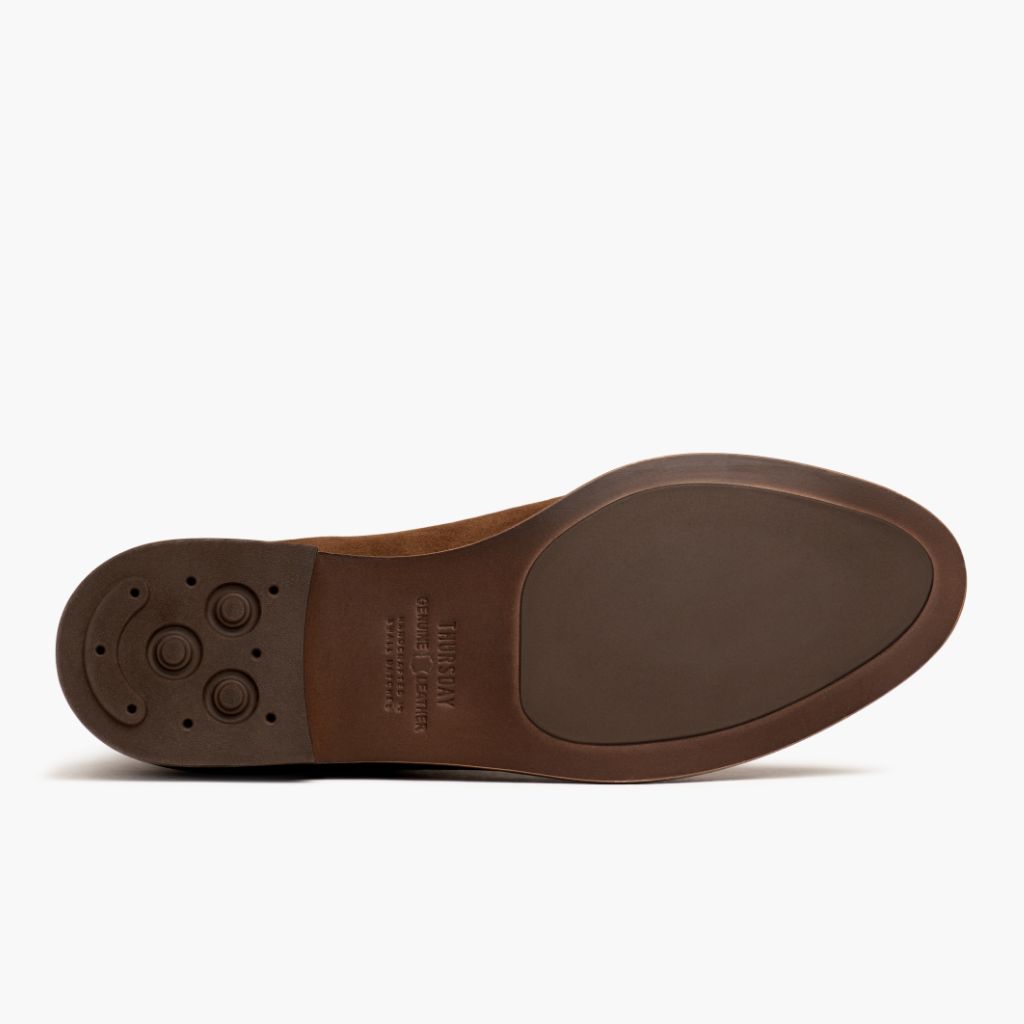 High-Traction Rubber Outsole & Lug Tread Pattern on Dreamer Cinnamon Skórzane trzewiki Damska
