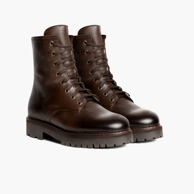 Combat Java Leather Boots Damska