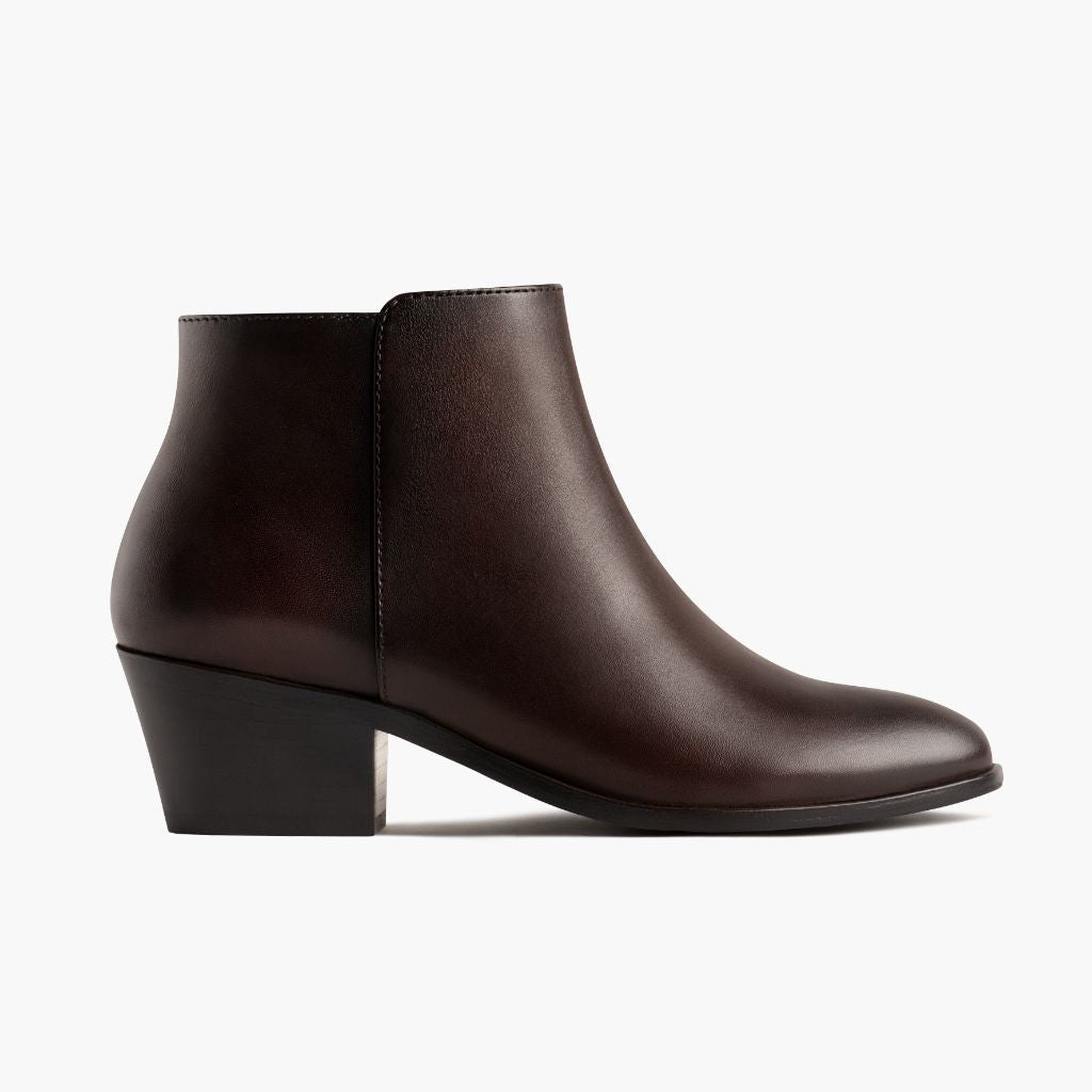 Downtown Old English Skórzane trzewiki Damska in Classic Full-Grain Leather - Widok z profilu | Kup online w oficjalnym sklepie