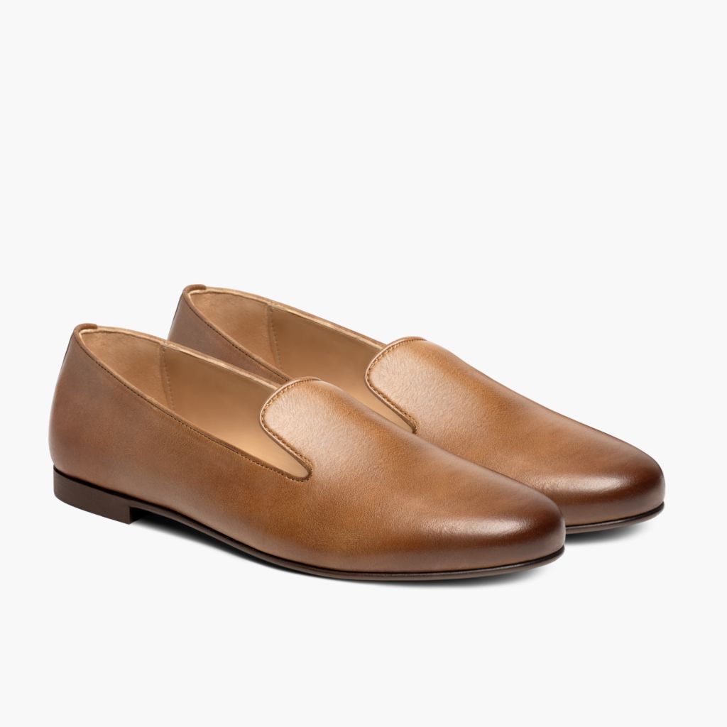 Eden Ginger Skórzane trzewiki Damska in Classic Full-Grain Leather - Widok z profilu | Kup online w oficjalnym sklepie