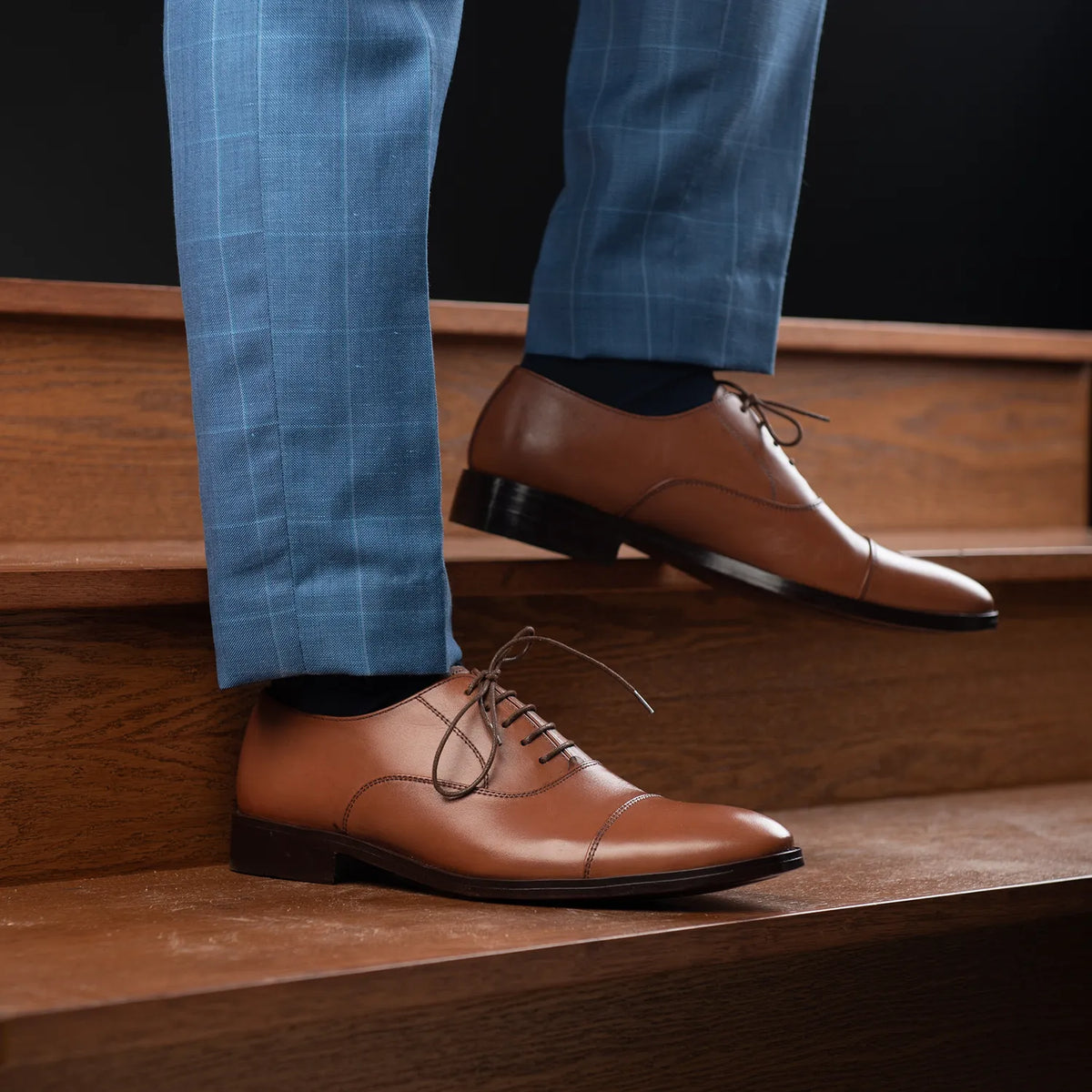 Orlaven Professor Oxford Jasnobrązowy Skórzane buty Męska footwear image 10