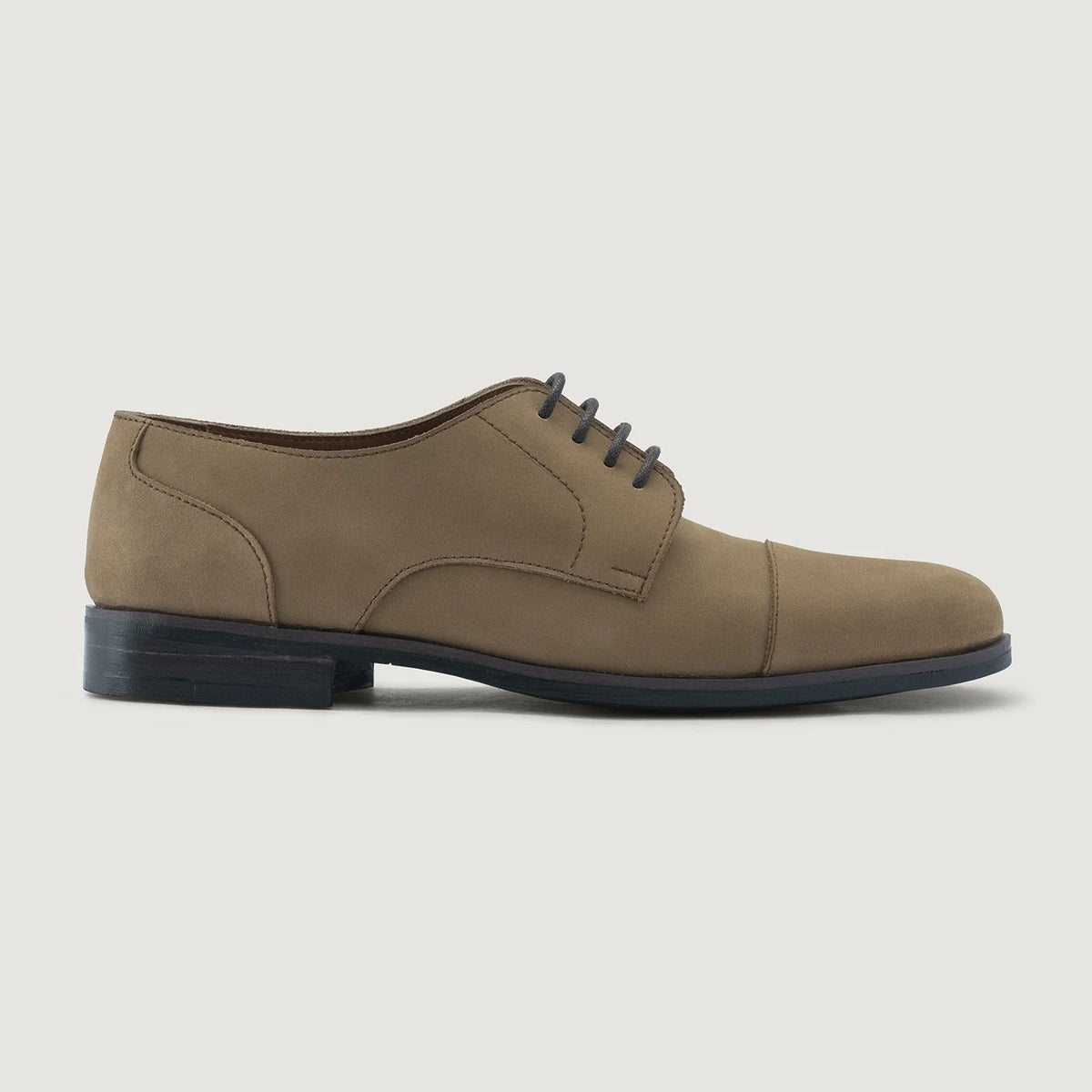 Brown Full-Grain leather Shoes - Konstrukcja ramowa Goodyear welt i detal noska