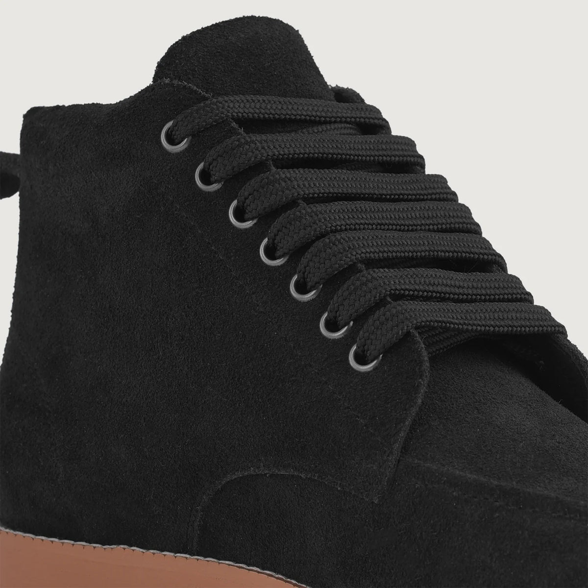 High-Traction Rubber Outsole & Lug Tread Pattern on Bearman Skórzane trzewiki Męska