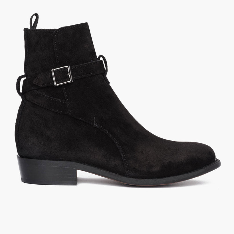 Rogue Czarna Suede Leather Boots Męska